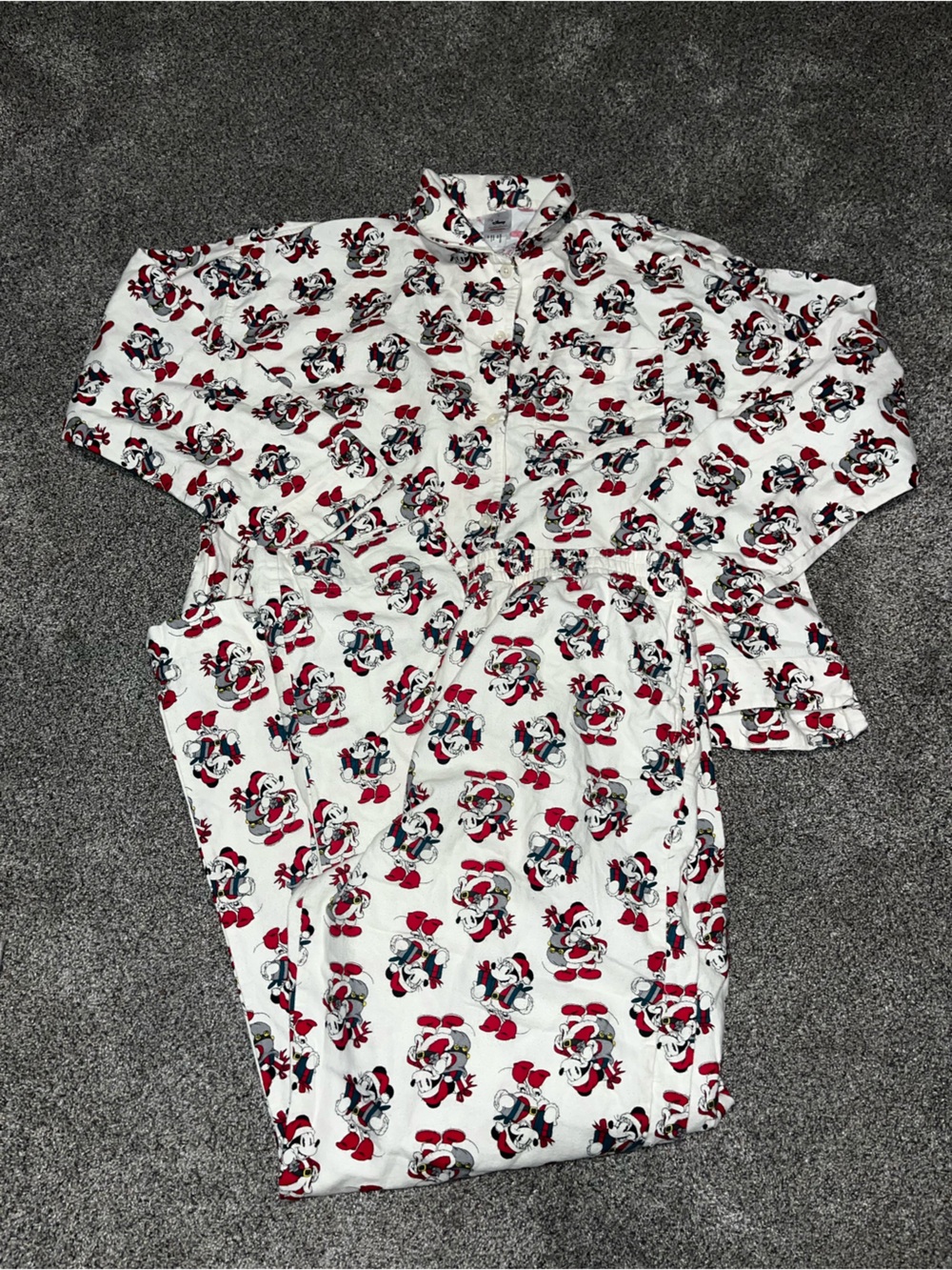 Hanna Andersson Mickey Mouse holiday pajamas xl adult unisex